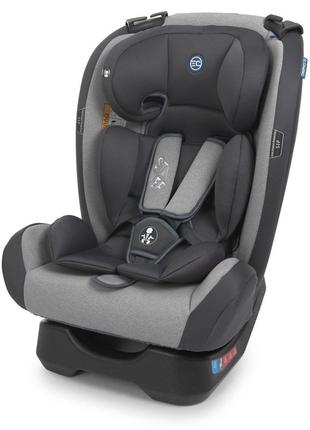 Автокрісло дитяче me 1017 step royal medium gray (2шт) група 0+/1-2-3 (до36кг.), 5точ.рем.безп., сір