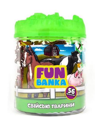 Ігровий набір fun banka – свійські тварини