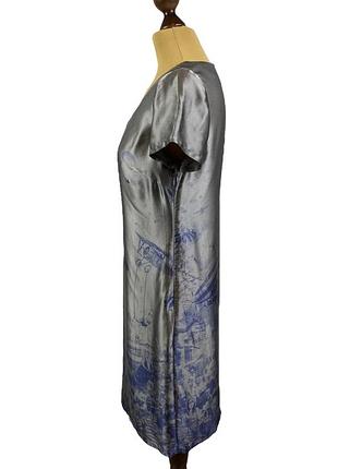 100% шелковое платье ikks 2