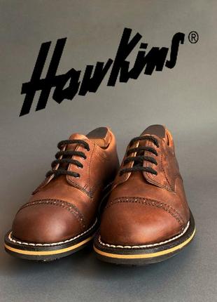 Туфлі дербі hawkins england commando goodyear welted