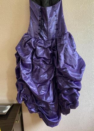 Випускне плаття фіолетове8 фото