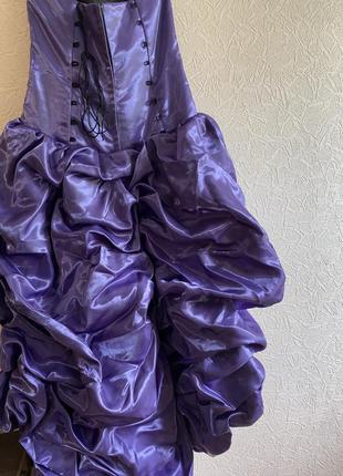 Випускне плаття фіолетове5 фото