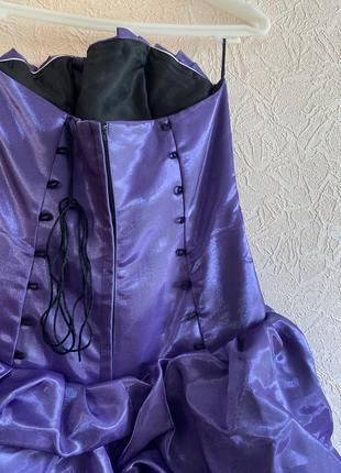 Випускне плаття фіолетове4 фото