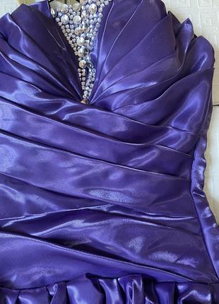 Випускне плаття фіолетове9 фото