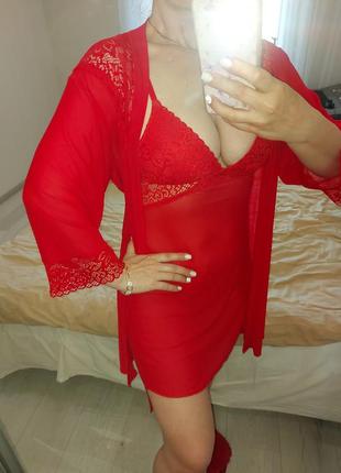 Супер сексуальный пеньюр с халатиком!