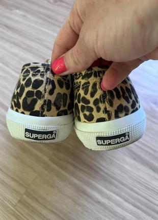 Стильные кеды леопард superga6 фото