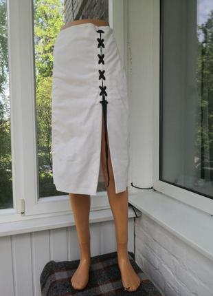 Шикарная юбка из хлопка zara2 фото