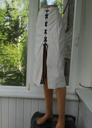 Шикарная юбка из хлопка zara3 фото