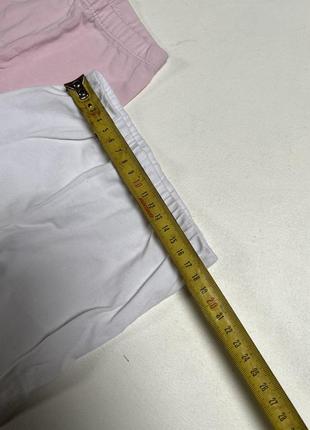 Набір бріджі 2шт довгі шорти для дівчинки 9-12м літні вкорочені штани6 фото