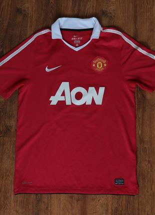 Мужская футболка nike manchester united home short sleeve jersey 2010/2011