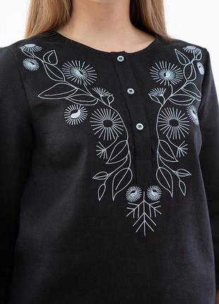 💌 женская рубашка вышиванка лён украина вв252/1 xs s m l xl 2 xl