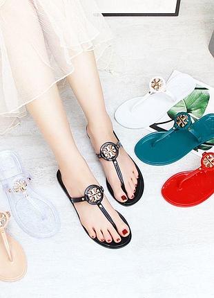 Вьетнамки в стиле tory burch p.39 красные и белые