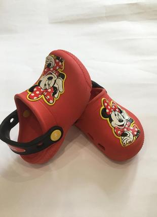 Сrocs minnie mouse c6 микки кроксы крокс мини маус