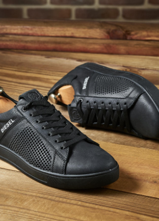 Натуральні шкіряні літні кеди кросівки туфлі для чоловіків натуральные кожаные летние кроссовки кеды