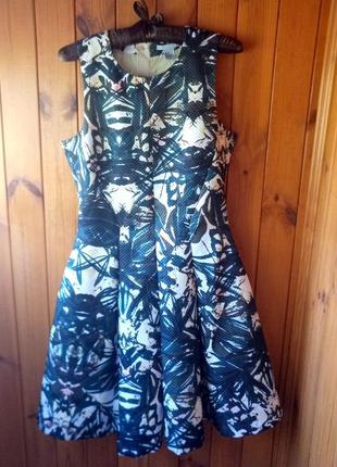 Платье из лимитированой коллекции h&m conscious exclusive, юбка солнце, на выпускной2 фото