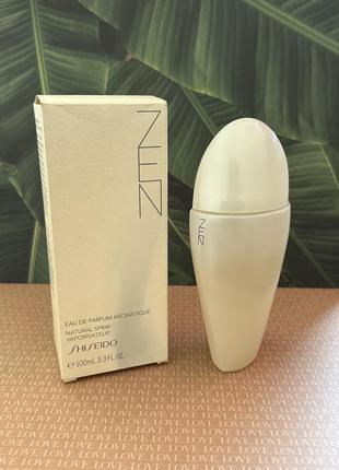 Zen shiseido парфюмированная вода оригинал винтаж!