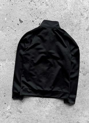 Adidas black kids full zip track jacket детская, подростковая олимпийка, спортивная кофта4 фото