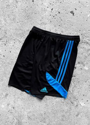 Adidas climalite men’s blue 3-stripes sport shorts спортивные шорты