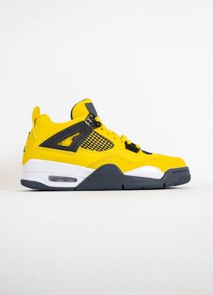 Кросівки jordan 4 lighting yellow 36-45