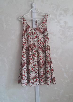 Вискозный сарафан с красивий спинкой  divided