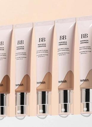 Heimish moringa ceramide bb cream spf 30 pa++ 23n light medium bb-крем с керамидами темний беж 30 мл3 фото