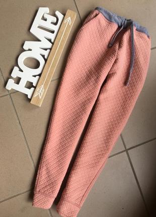 Штанці на дівчинку пудрові