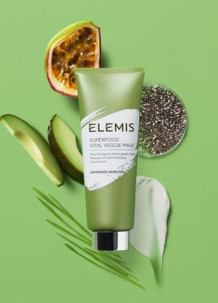 Поживна маска для обличчя elemis superfood vital veggie Tea mask 75ml2 фото