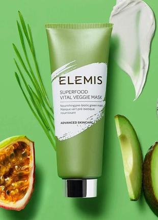 Поживна маска для обличчя elemis superfood vital veggie Tea mask 75ml3 фото