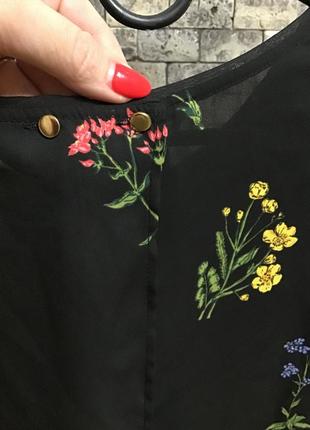 Майка блузка цветы3 фото