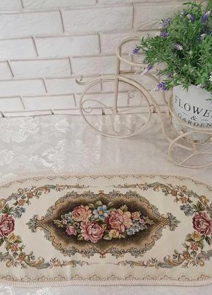 Дорожка sagol велюр ov 40*90 st 125 krem