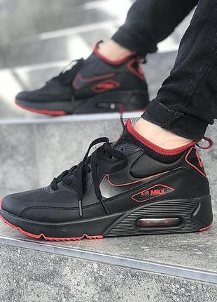 Чоловічі демісезонні кросівки найк nike air max black