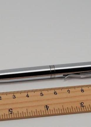 Ручка металлическая мини (цвет - серебро) арт. 03719