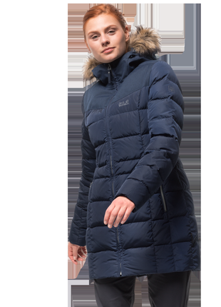 Пуховик зимний jack wolfskin women's baffin island. оригинал