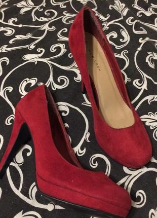 New look туфли замшевые 25 см