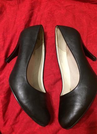 Sergio leone 1408 чёрные кожаные туфли 25.5-26 см9 фото