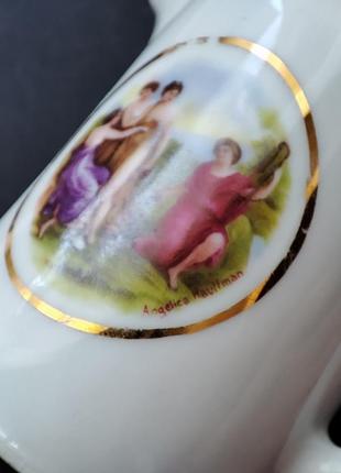Антикварний молочник соусник angelica kauffman. порцеляна, германія10 фото