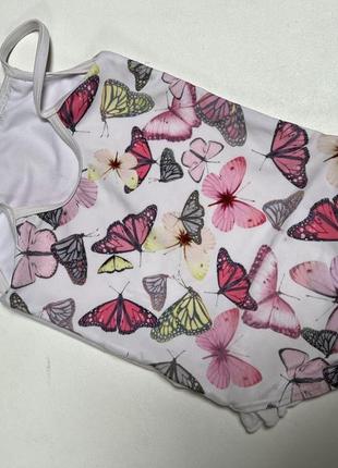 Слитный купальник для девочки 18-24м next купальник с бабочками купальник на бретелях для девчи