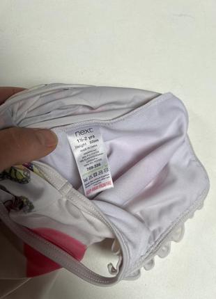 Слитный купальник для девочки 18-24м next купальник с бабочками купальник на бретелях для девчи