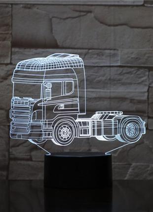 3d світильник, "грузовик", подарунки на новий рік дітям, подарунок для дітей на новий рік6 фото