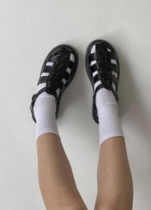 Босоніжки сандалі на платформі білі бежеві3 фото