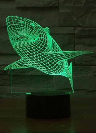 3dсветильник акула, подарок на день рождения бабушке, подарок для бабушки, креативные...
