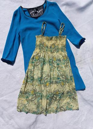 Летний сарафан, летнее платье на брительках1 фото