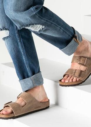 Шлепки birkenstock - оригинал.  нат кожа3 фото