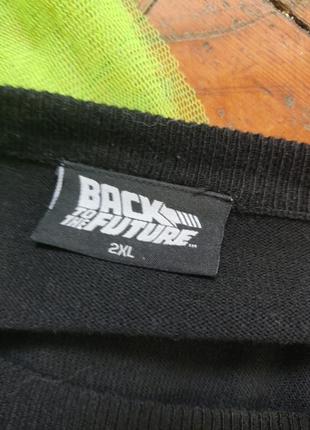 Свитер мерч обратно в будущее back to the future