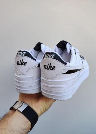 Женские кроссовки nike air force 1 shadow white&amp;black2 фото