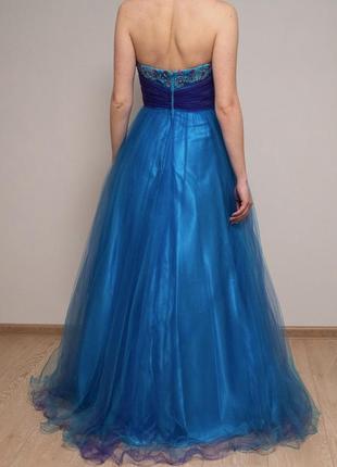 Випускна сукня faviana tulle ball gown prom dress 69593 фото