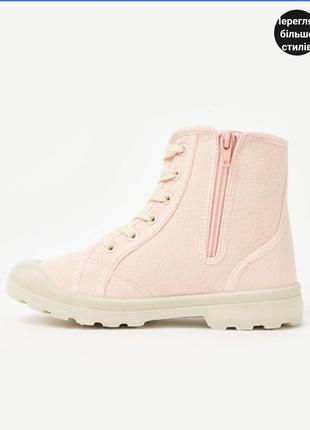 Светло-розовые парусневые ботинки
george, 36 размер2 фото