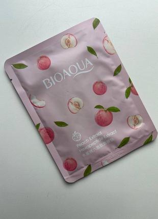 Маска для лица bioaqua с экстрактом персика