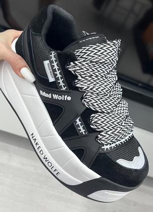 Кроссовки сникерсы кеды naked wolfe