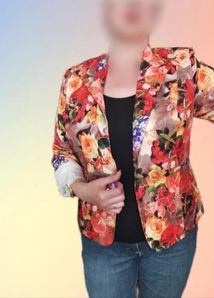 Стильный женский цветной пиджак от бренда katherine3 фото